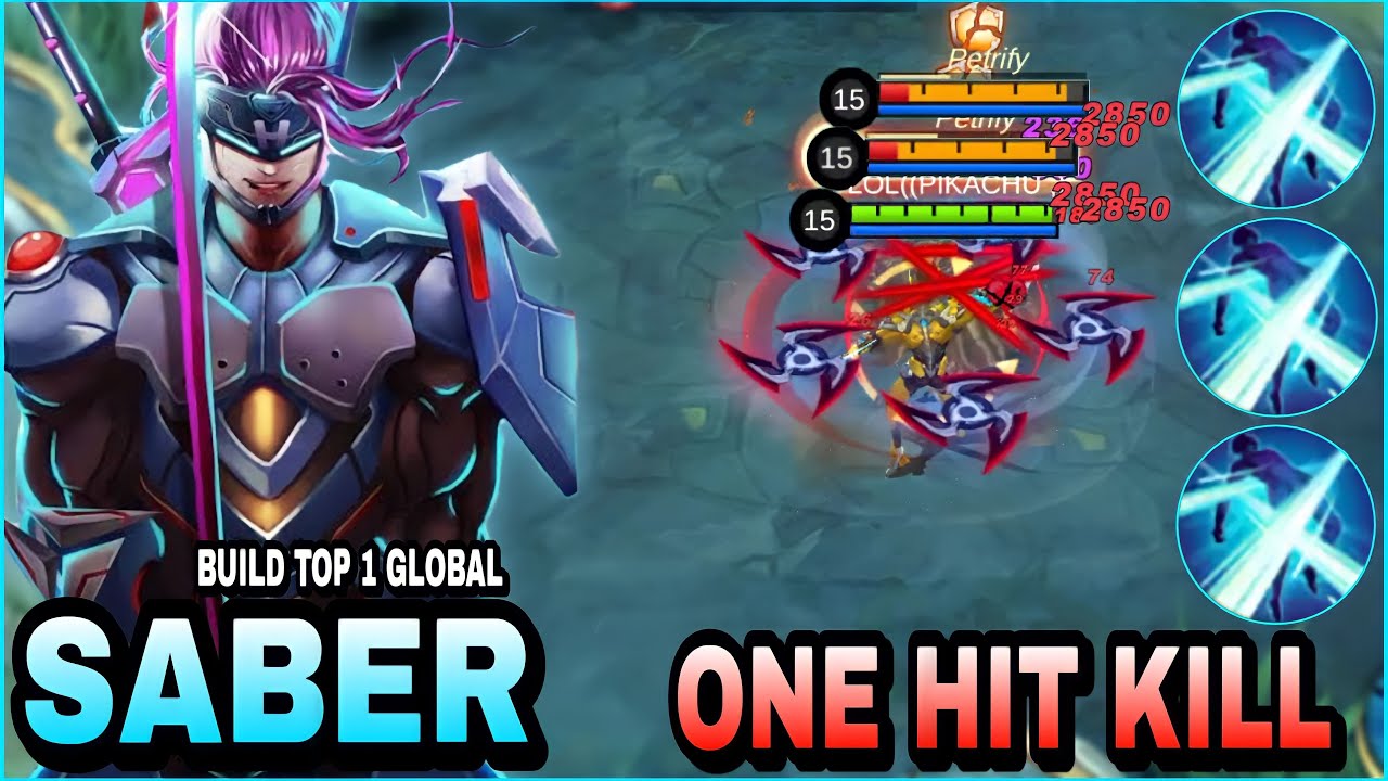 Saber Best Build 2023 - Insane Damage - Build Top 1 Global Saber ~ MLBB