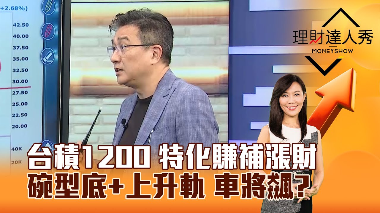 【理財達人秀】台積1200 特化賺補漲財 碗型底+上升軌 車將飆？｜李兆華、楊雲翔 2025.08.12 part6
