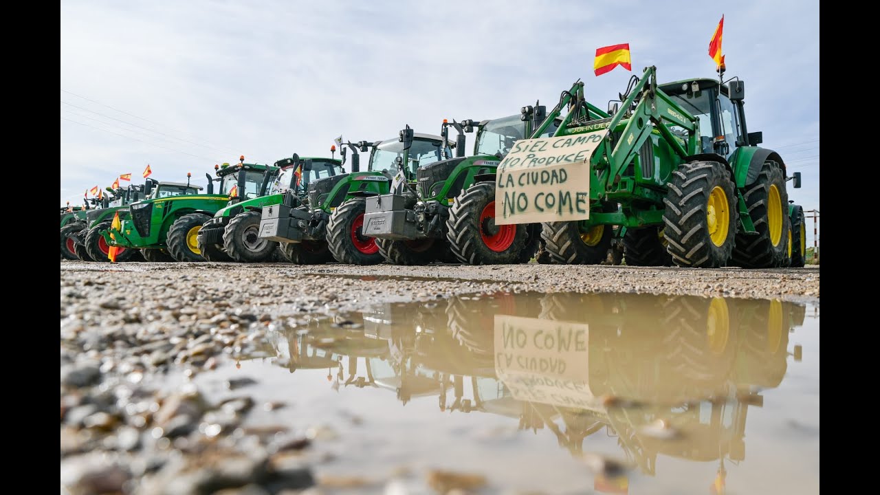 Tractorada por la calles de Guadalajara
