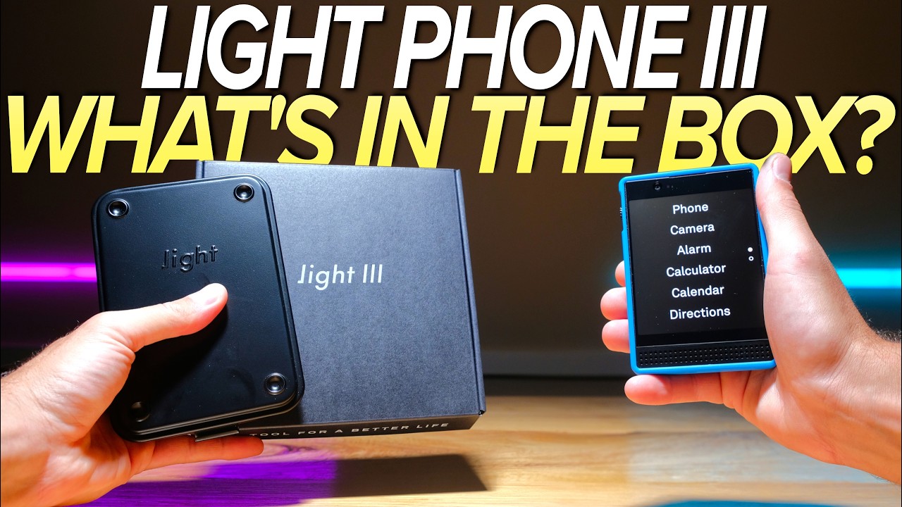 Распаковка и первые впечатления Light Phone III | Что в коробке?!