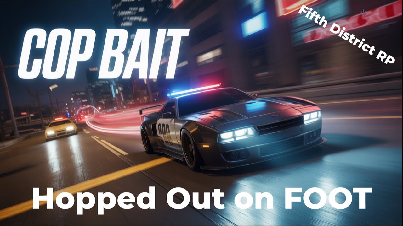 Hopped Out On Foot During A Police Chase - Fifth District RP - GTA RP
