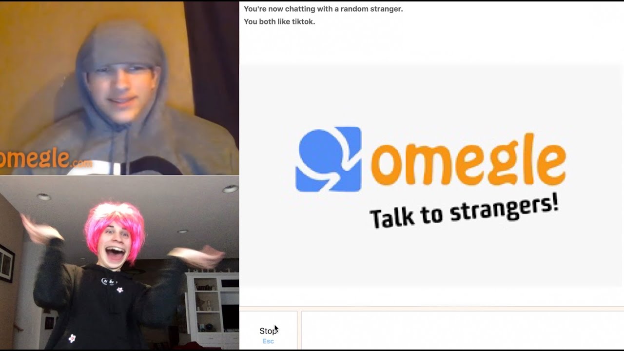 быть странным на Omegle