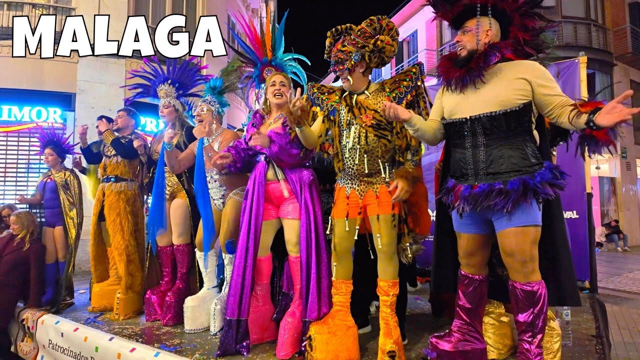 Musicians Ignite the Crowd at the Malaga Carnival 🎭 Costa del Sol, Spain