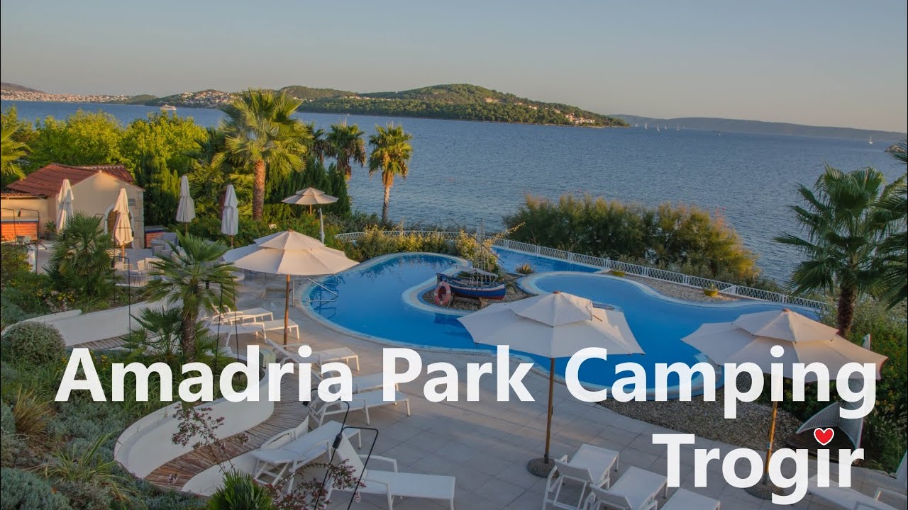 Amadria Park Camping Trogir (ex. Belvedere) in Croatia, beaches, swimming pools, Schwimmbäder.