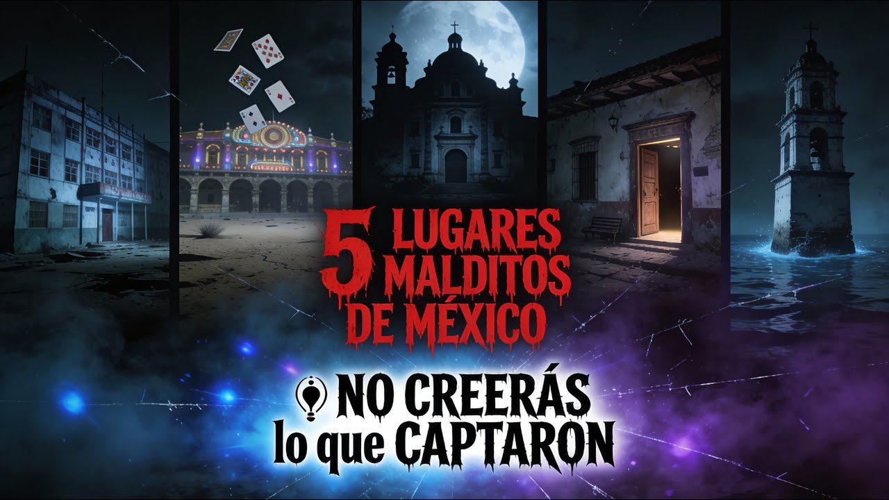 5 LUGARES MALDITOS de México 😱 NO CREERÁS lo que CAPTARON | Historias de TERROR REALES