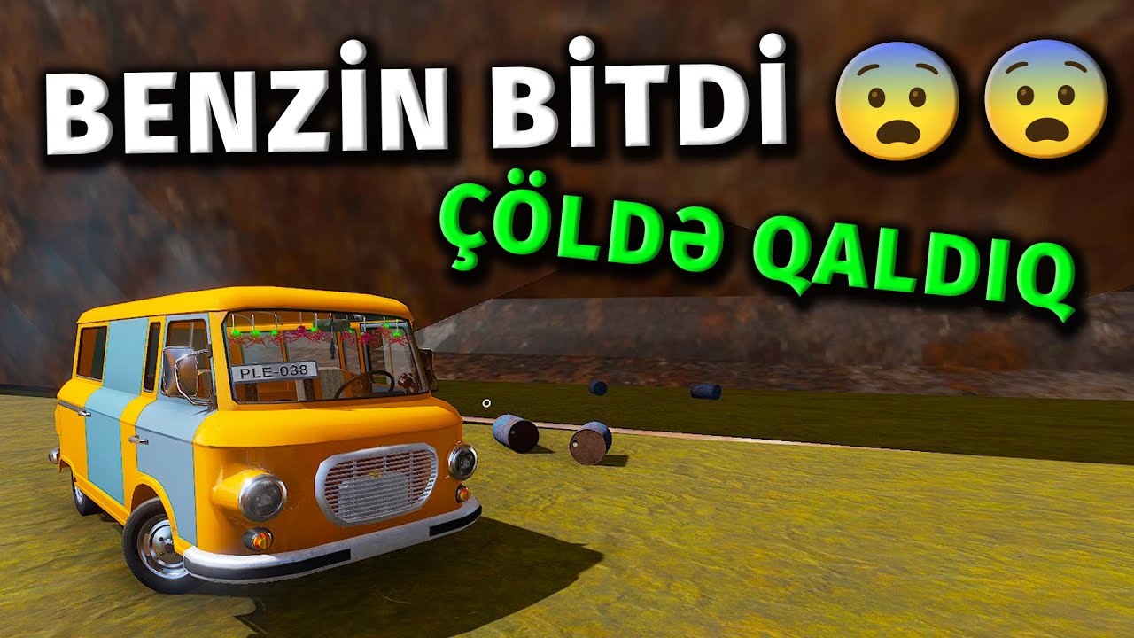 BENZİN BİTDİ, AVTOBUSU İTƏLƏDİM | The Long Drive | Maşın Oyunları | #sahmarehmedov