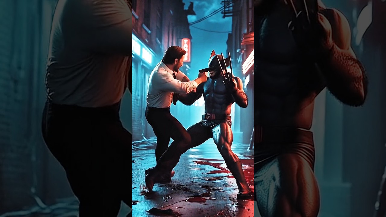 John Wick vs Wolverine | Ultimate Realistic Action Fight (Cinematic Battle) #shorts #johnwick