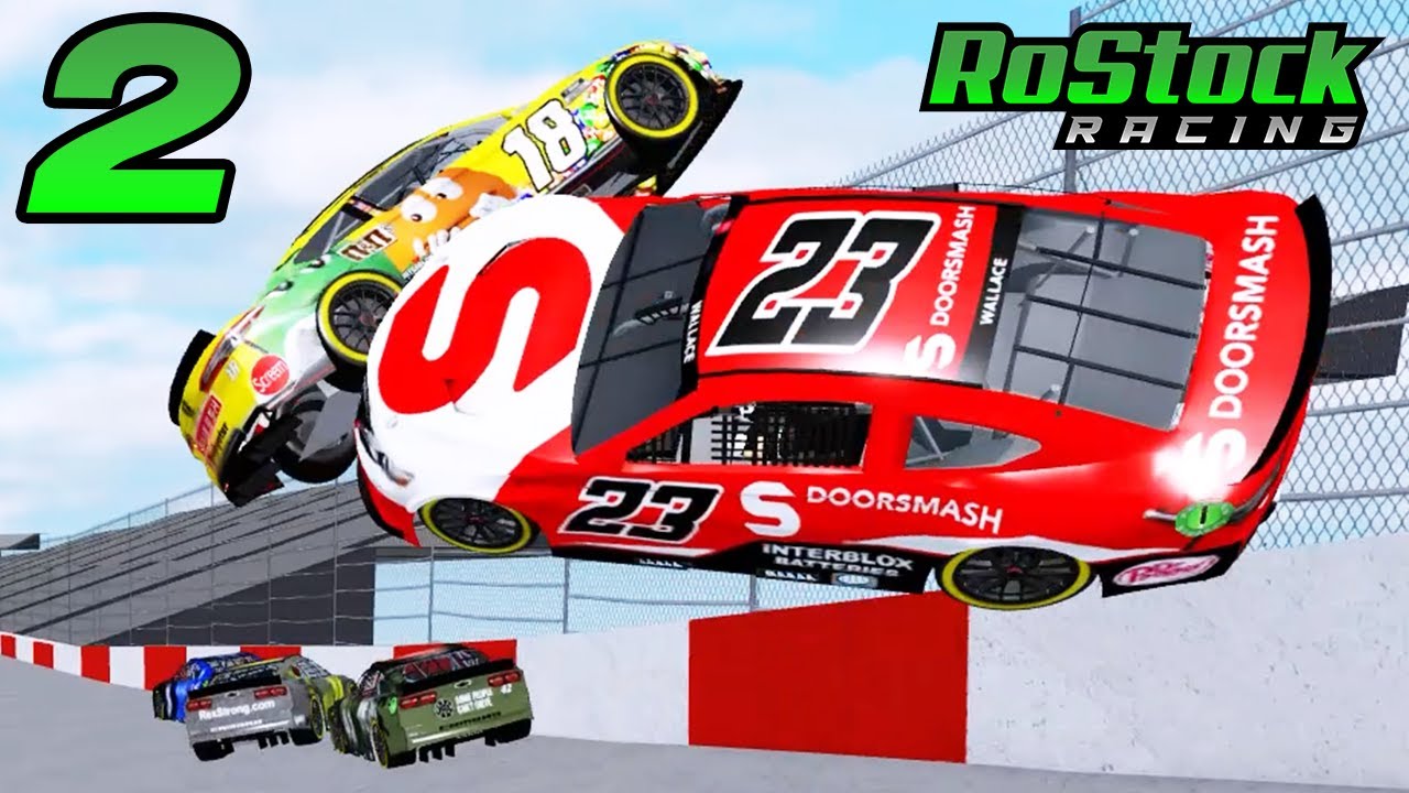 RoStock Racing NASCAR Crash Compilation #2