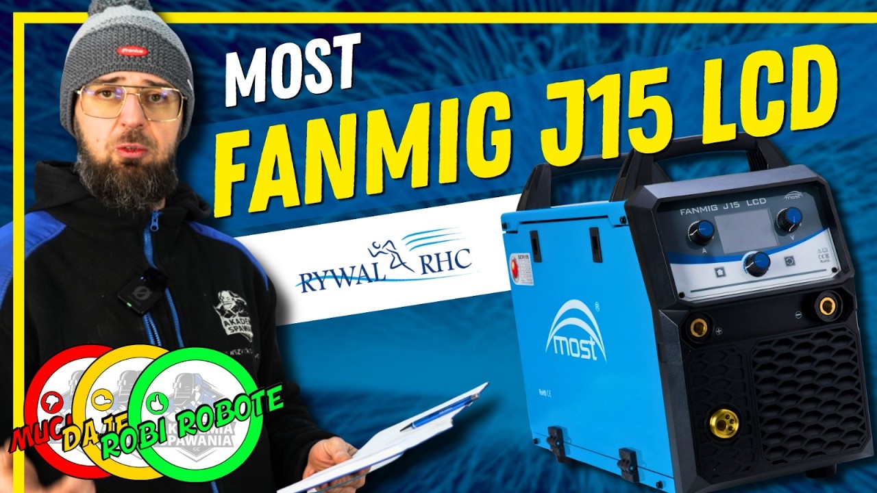 A 2,300 PLN welding machine with a 4-roll feeder? We honestly rate the MOST Fanmig J15 LCD.