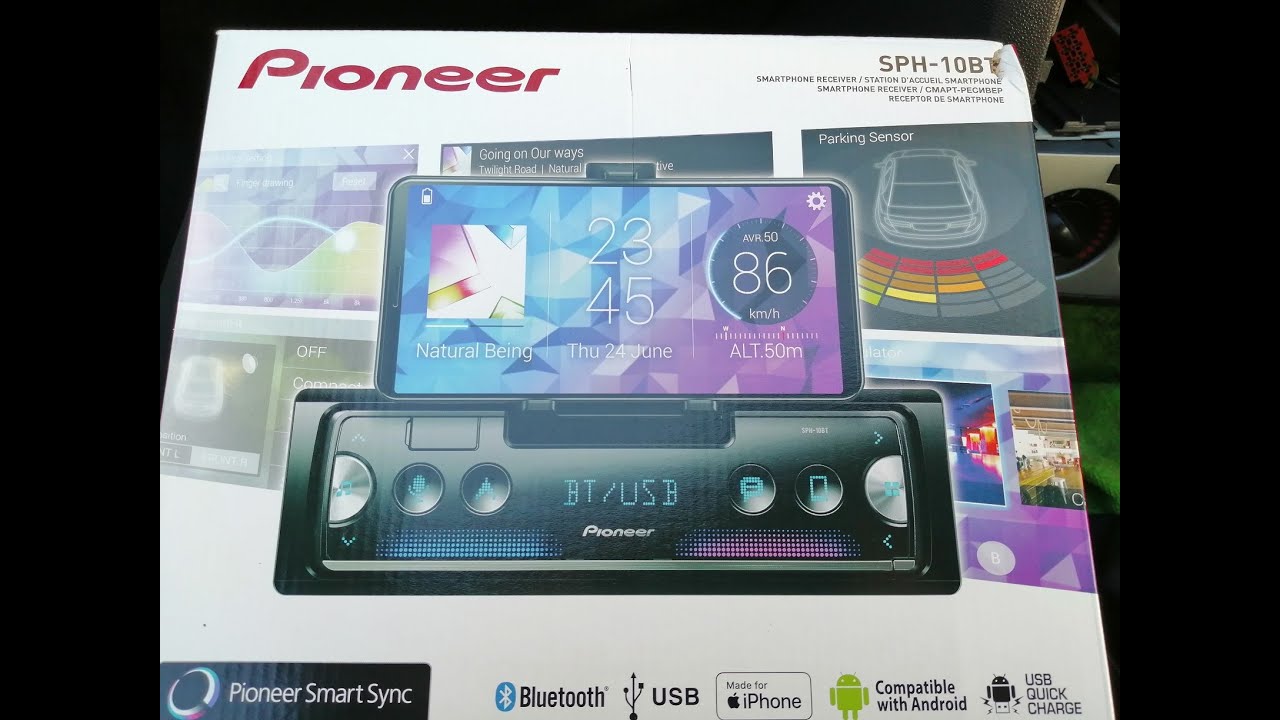 Руководство по установке и обзор автомагнитолы Pioneer SPH-10BT