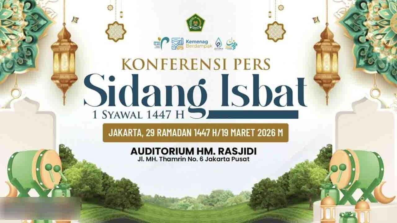 LIVE: KONFERENSI PERS PENETAPAN 1 SYAWAL 1447 H / 2026 M