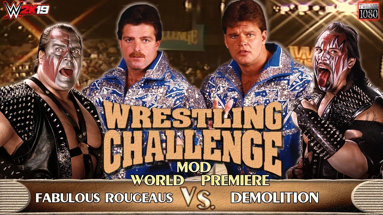 The Fabulous Rogeau Brothers VS. Demolition ⭐WORLD MOD PREMIERE⭐ | WWF | 2K19 Gameplay