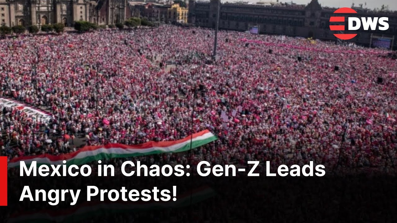 MASSIVE PROTEST: Gen-Z Protests Sweep Mexico City Demanding Justice Against Crime | AM1Z