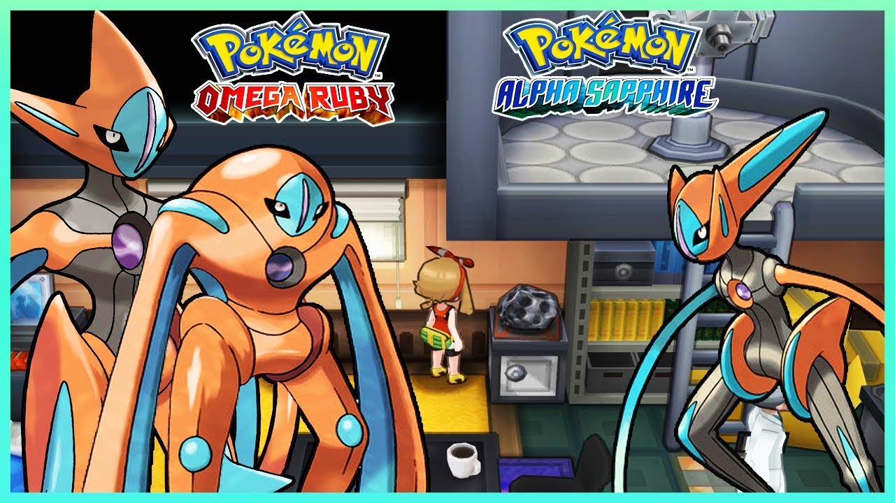 Pokemon OmegaRuby & AlphaSapphire - How to Change Deoxys Forms