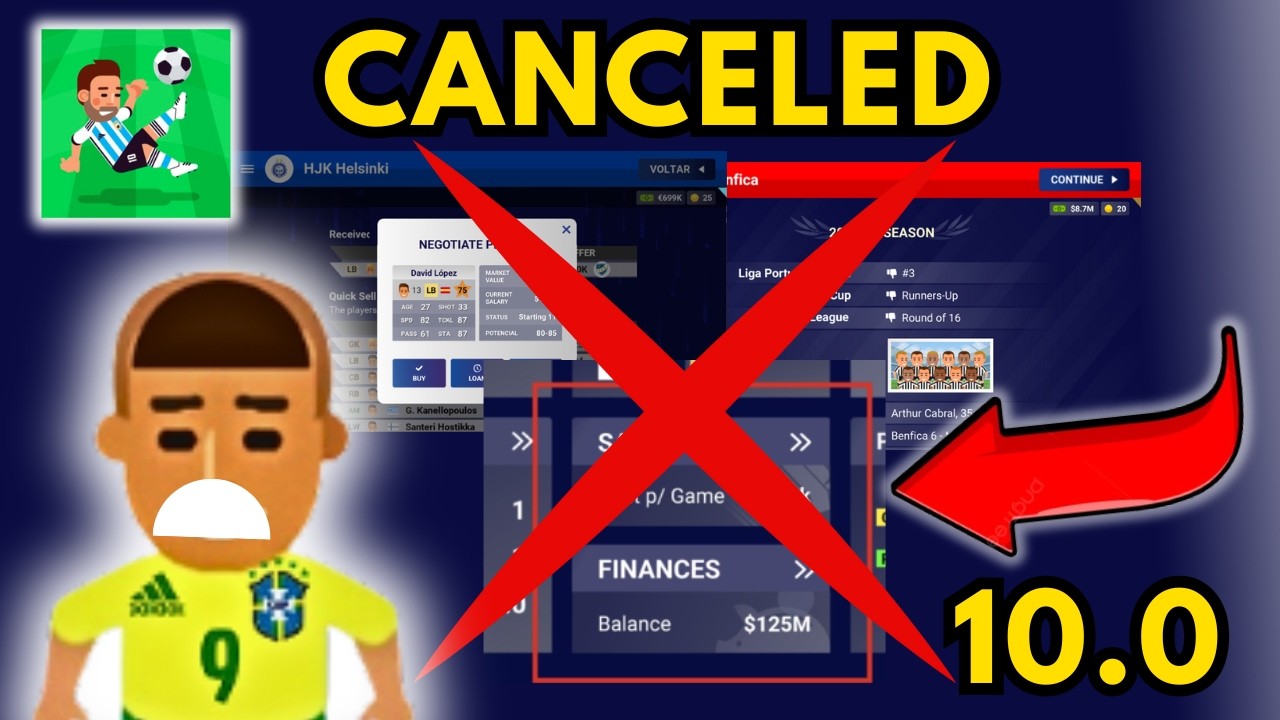REMOVED from UPDATE 10.0? WORLD SOCCER CHAMPS No, Salary No Stadium