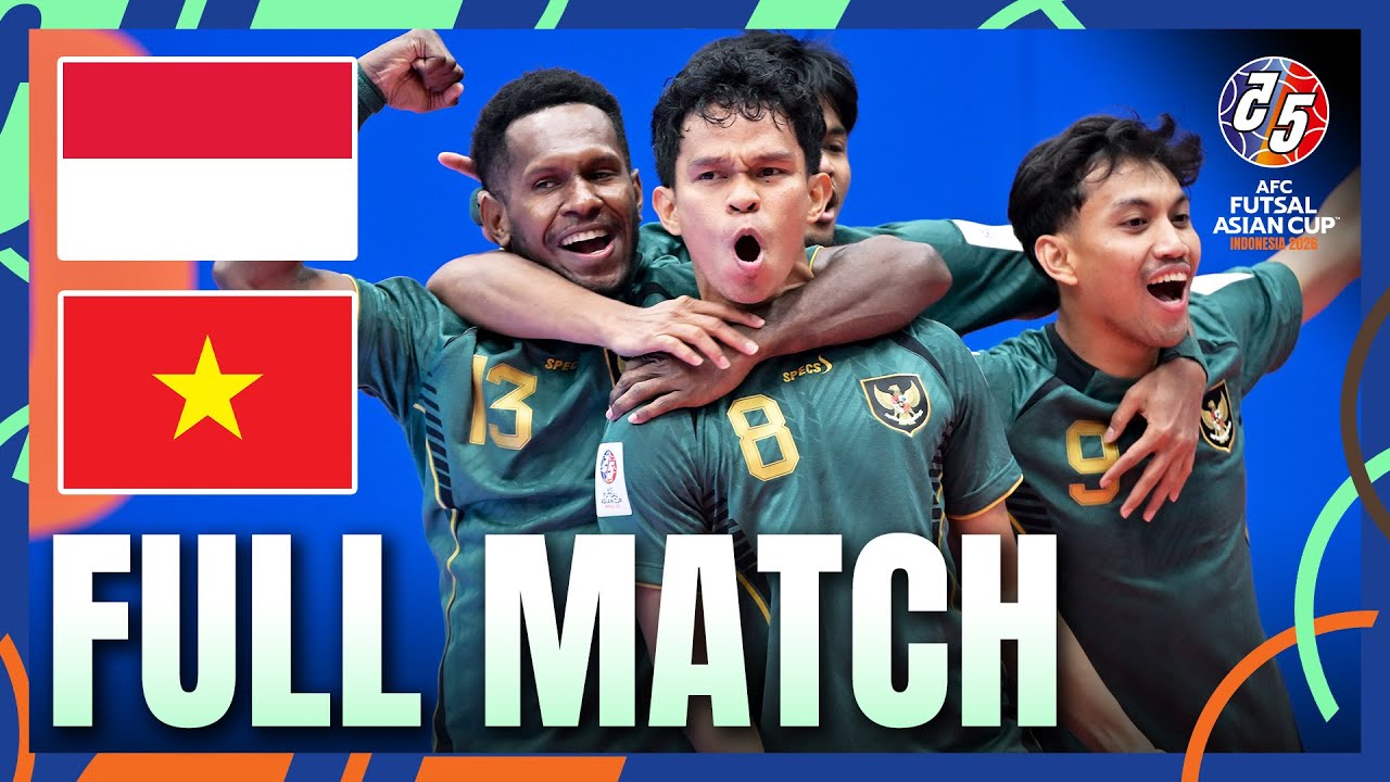 LIVE 🔴 Indonesia vs Vietnam | Quarter-Finals – AFC Futsal Asian Cup™ 2026