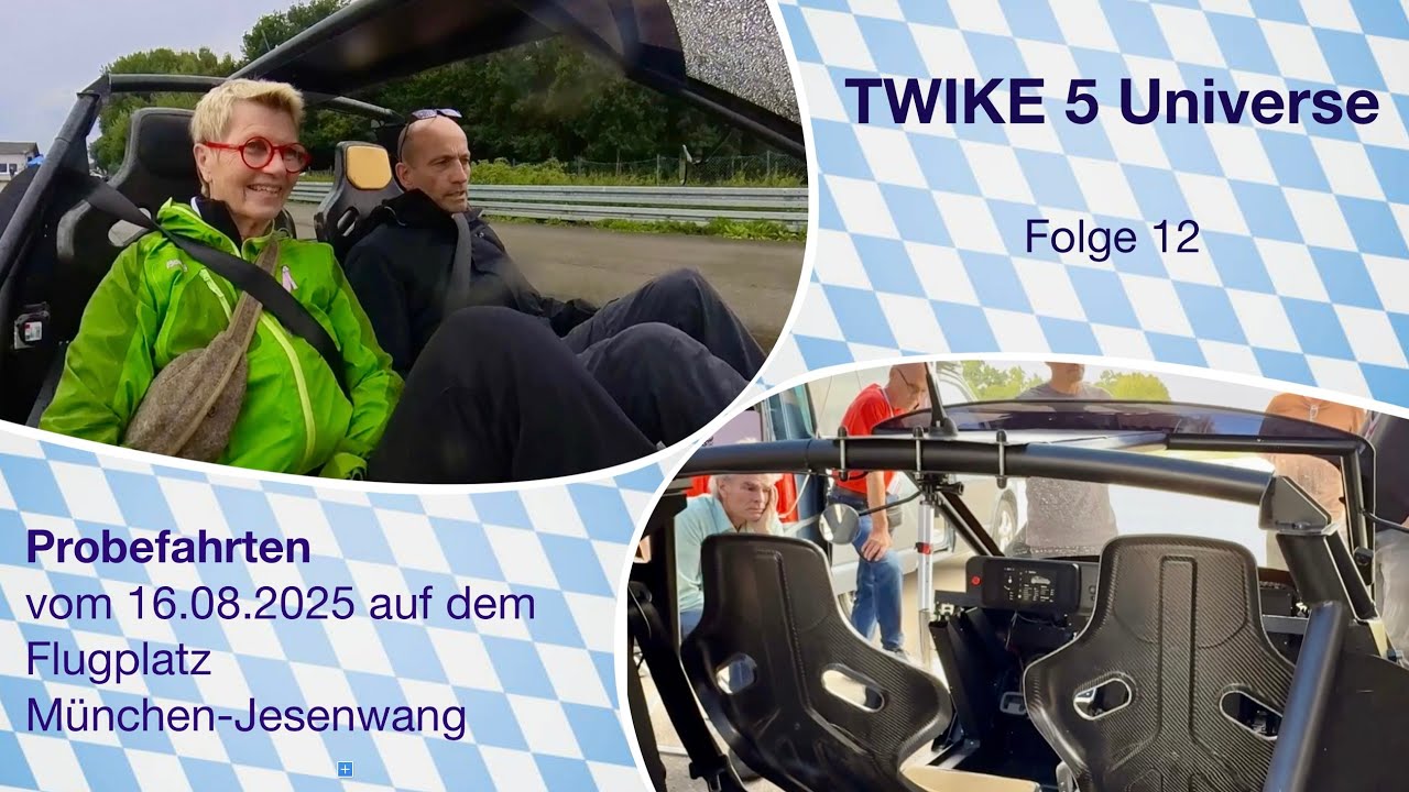 TWIKE 5 - Probefahrten mit dem Fahrerprobungsträger