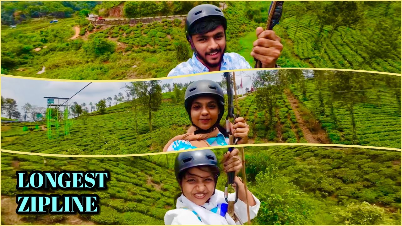 Longest Zipline in Wayanad || Kerala ||Adventure Zipline Ride ||