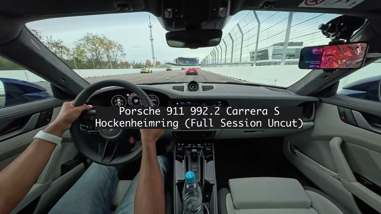 Hot Laps on Former F1 Track Hockenheimring with Porsche 911 (992.2) Carrera S (Track Session Uncut)