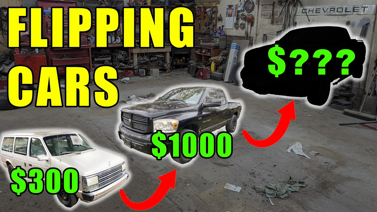 Can We Turn $300 into $10,000 Flipping Cars? 