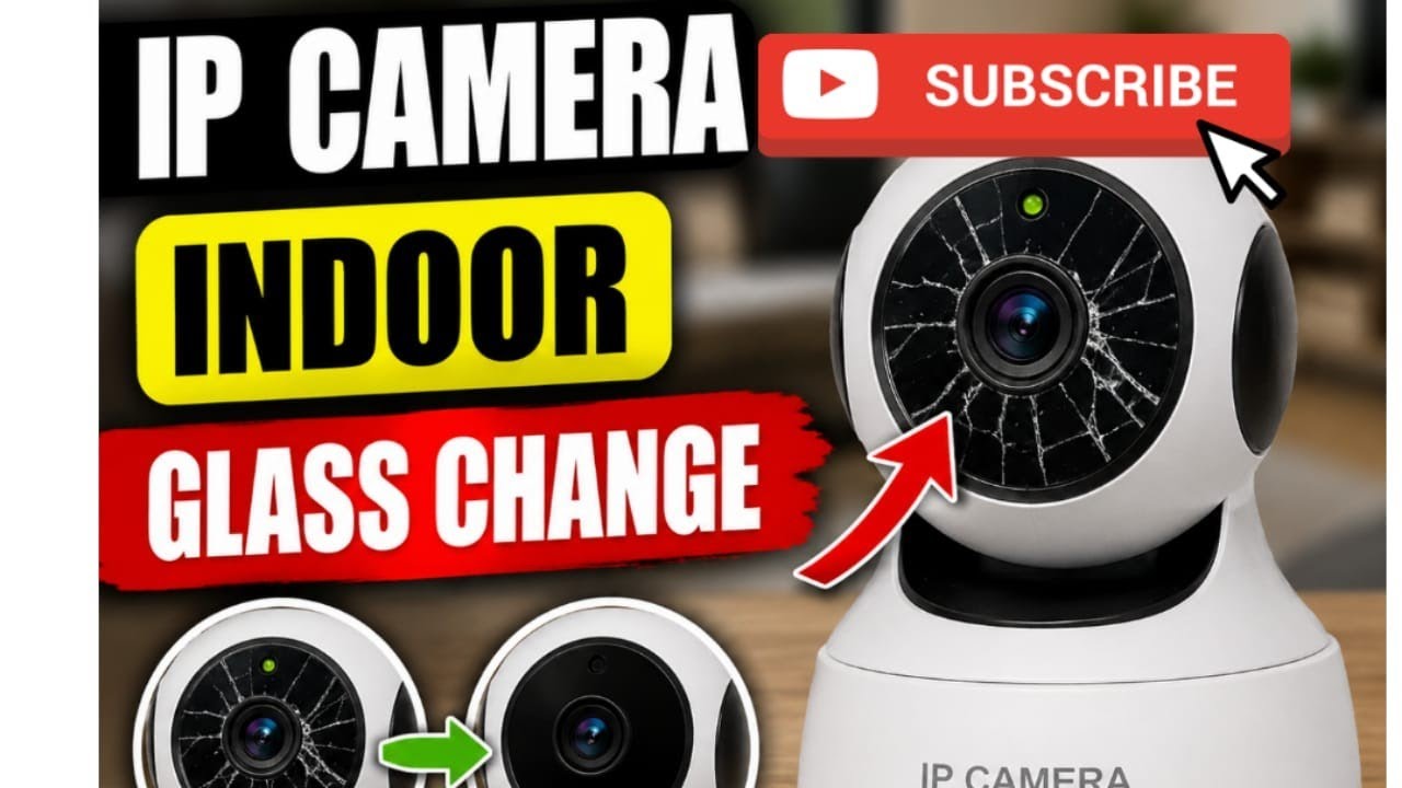 IP Camera Glass Change Full Process #TechByMuyal #Tech #Technology #CCTV #IPCamera #TechHindi 