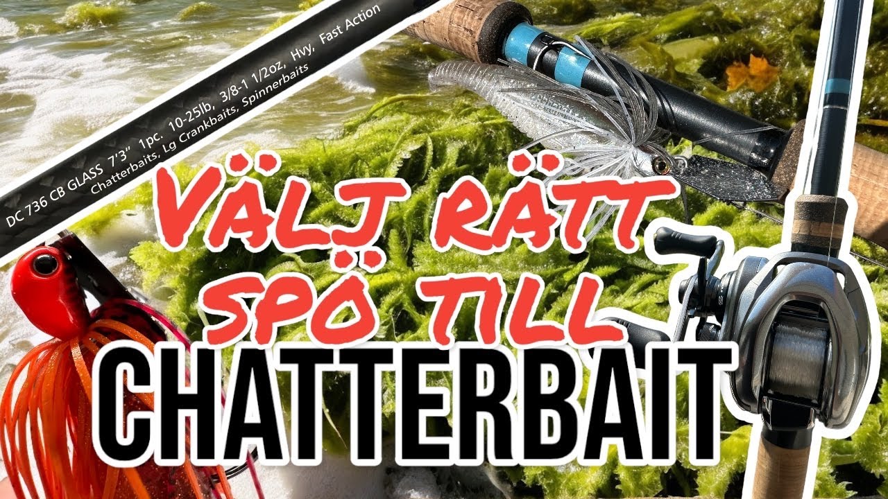 Så påverkar UTRUSTNING ditt CHATTERBAITFISKE efter ABBORRE!