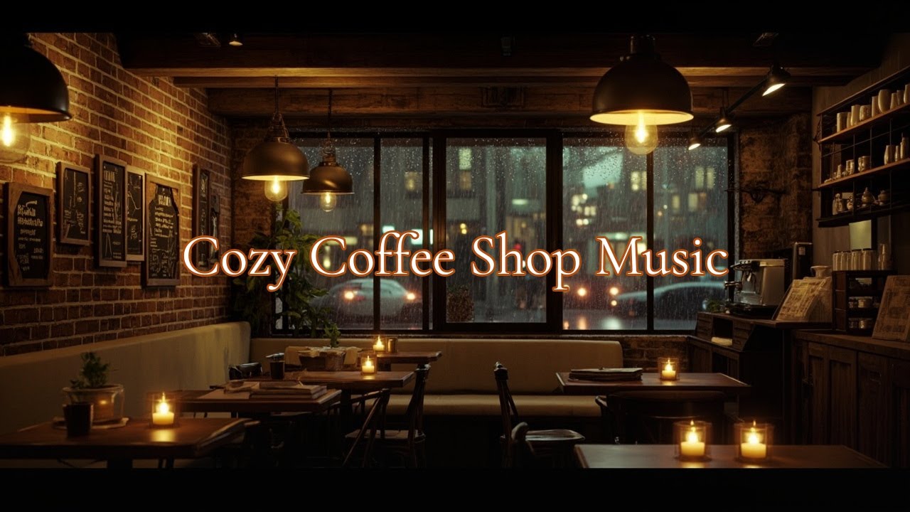Relaxing Jazz Coffee Shop Ambience | Study, Work, Relax | The Gentle Room