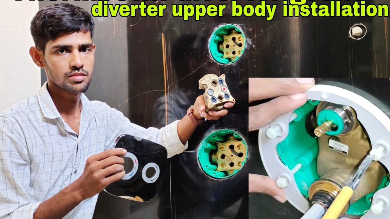 hans Grohe diverter body parts installation