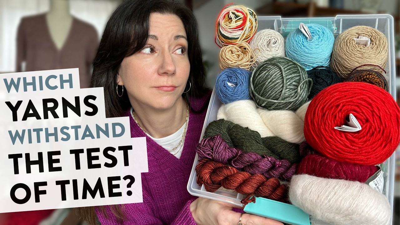 Which yarns held up after 2 years, and which didn't | Not the Worst(ed) Knitting Podcast Ep 75