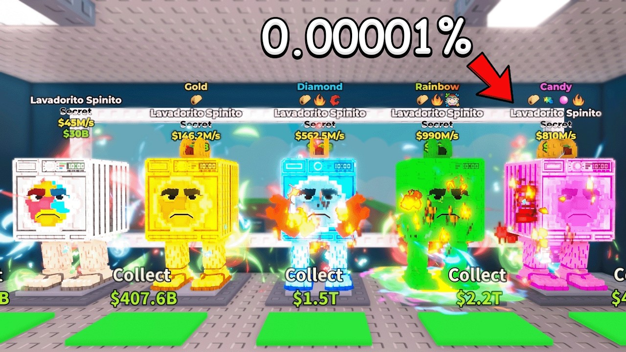 Обмен на РЕДЧАЙШИЕ Лавадорито Спинитос в игре Steal a Brainrot