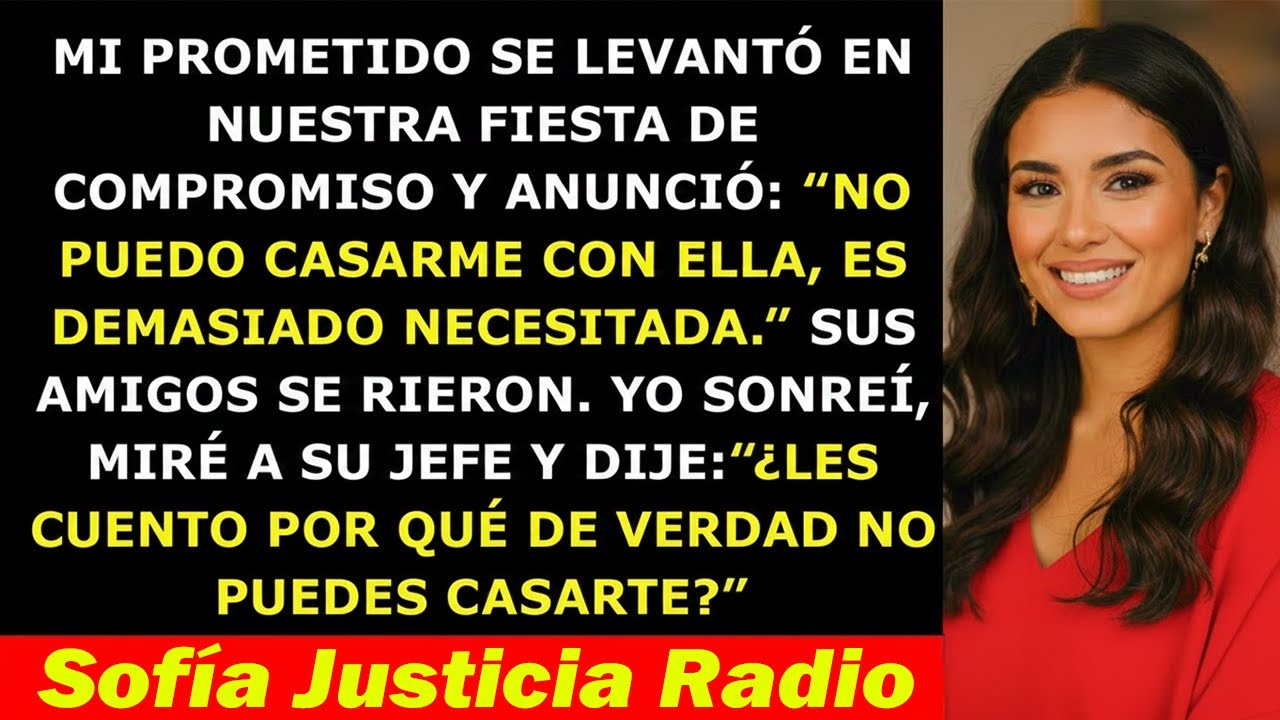 Mi Prometido Me Humilló en Nuestra Fiesta de Compromiso — Pero No Sabía Que Había Invitado a Su Jefe