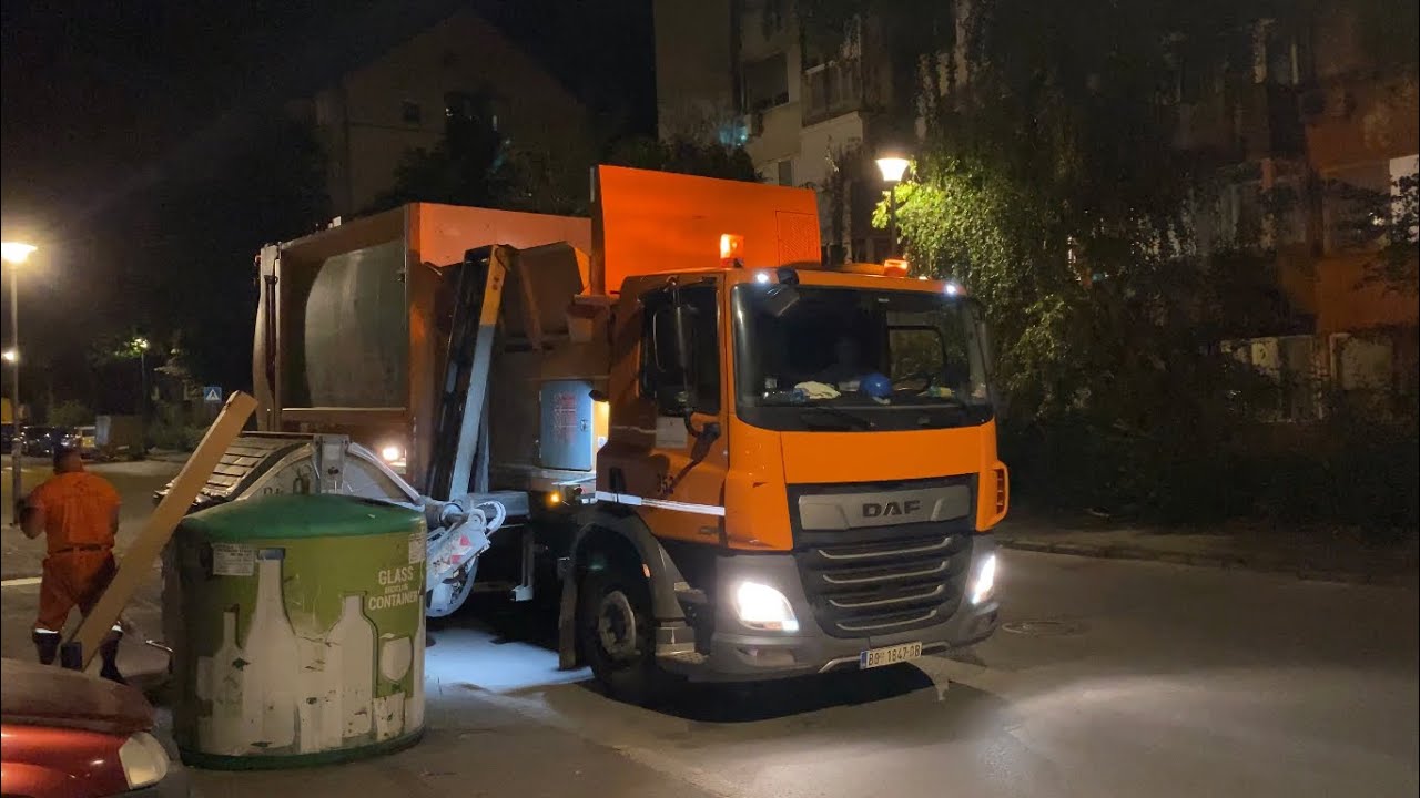 City of Belgrade - DAF Side Loader on Dumpsters