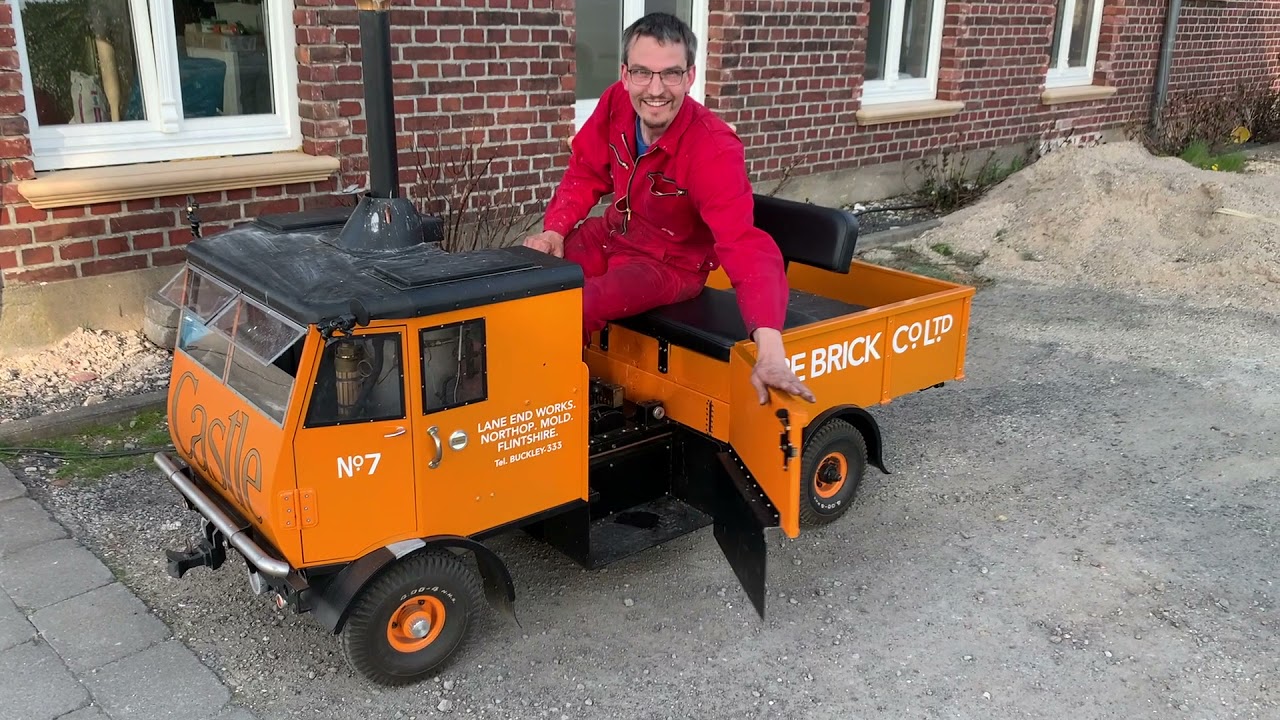 Probe & Abnahme Fahrt vom Dampf LKW Sentinel S-Type 4.0