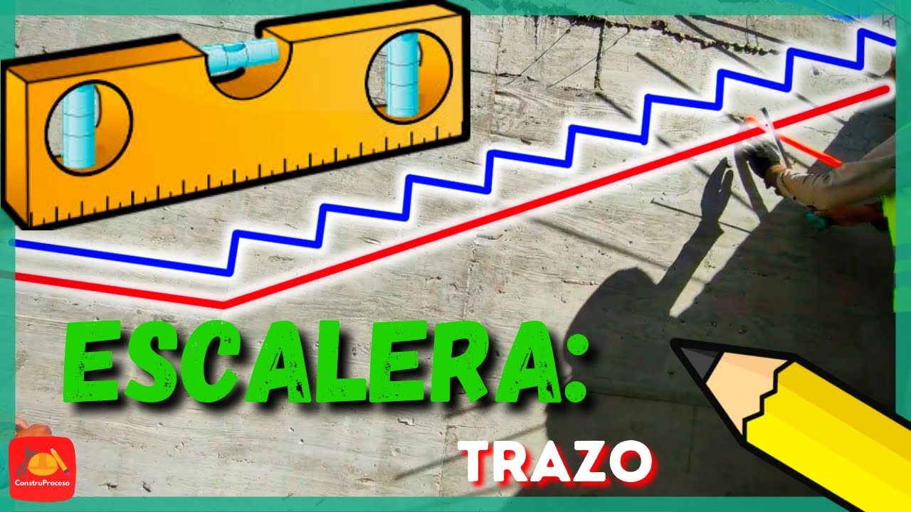 Diseño y Construcción de Una ESCALERA en U | Parte 1: Trazado | CostruProceso
