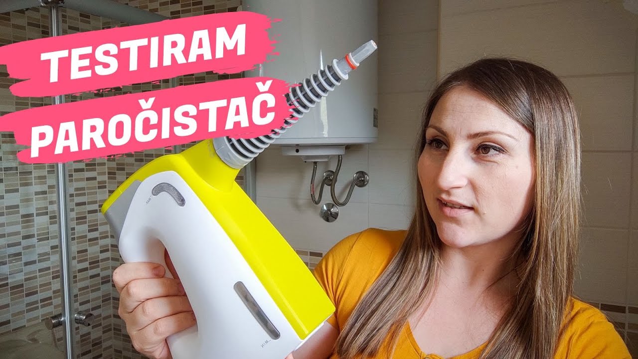ČIŠĆENJE KUPATILA RUČNIM PAROČISTAČEM - BATHROOM CLEANING - ROVUS NANO HAND STEAMER