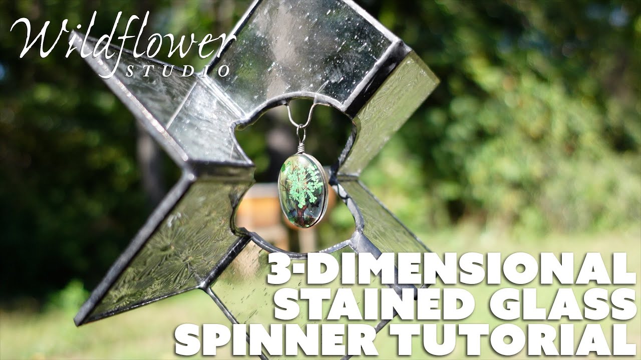 3-Dimensional Stained Glass Spinner Tutorial