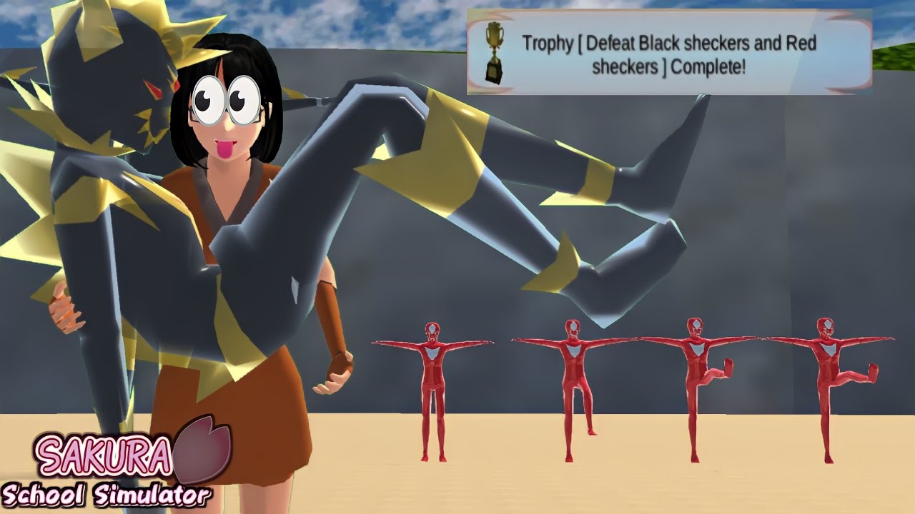 Defeat Black Sheckers And Red Sheckers || Full Tutorial || Sakura School Simulator