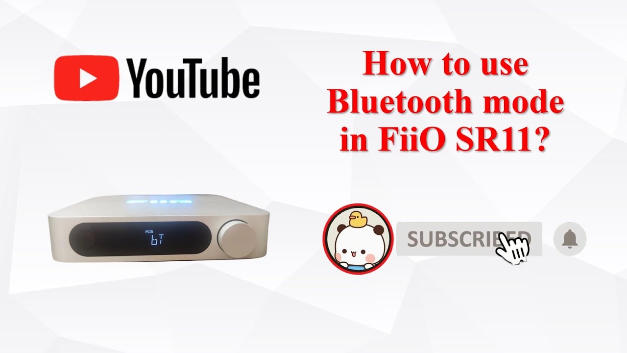 How to use Bluetooth mode in FiiO SR11?