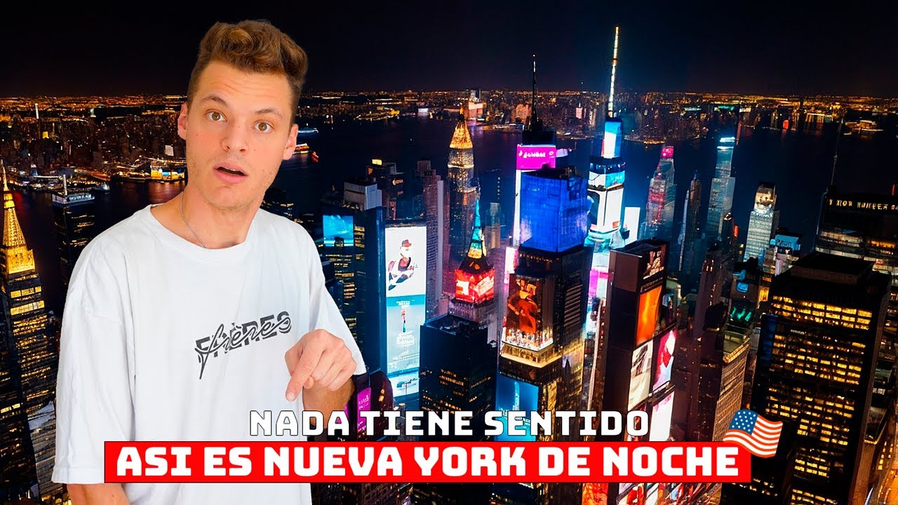 ASI de INCREIBLE es NUEVA YORK de NOCHE | Locura total y sin sentido en las calles de Manhattan