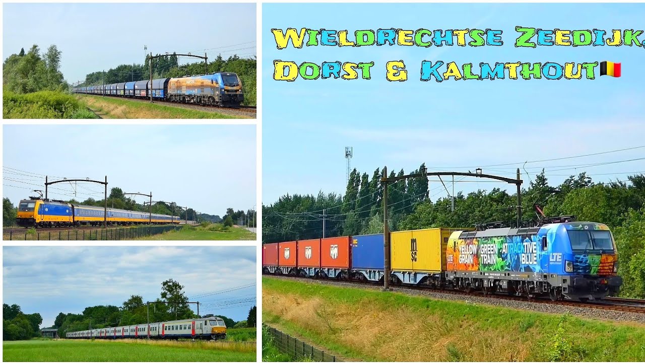 Treinen langs de Wieldrechtse Zeedijk, Dorst en Kalmthout🇧🇪