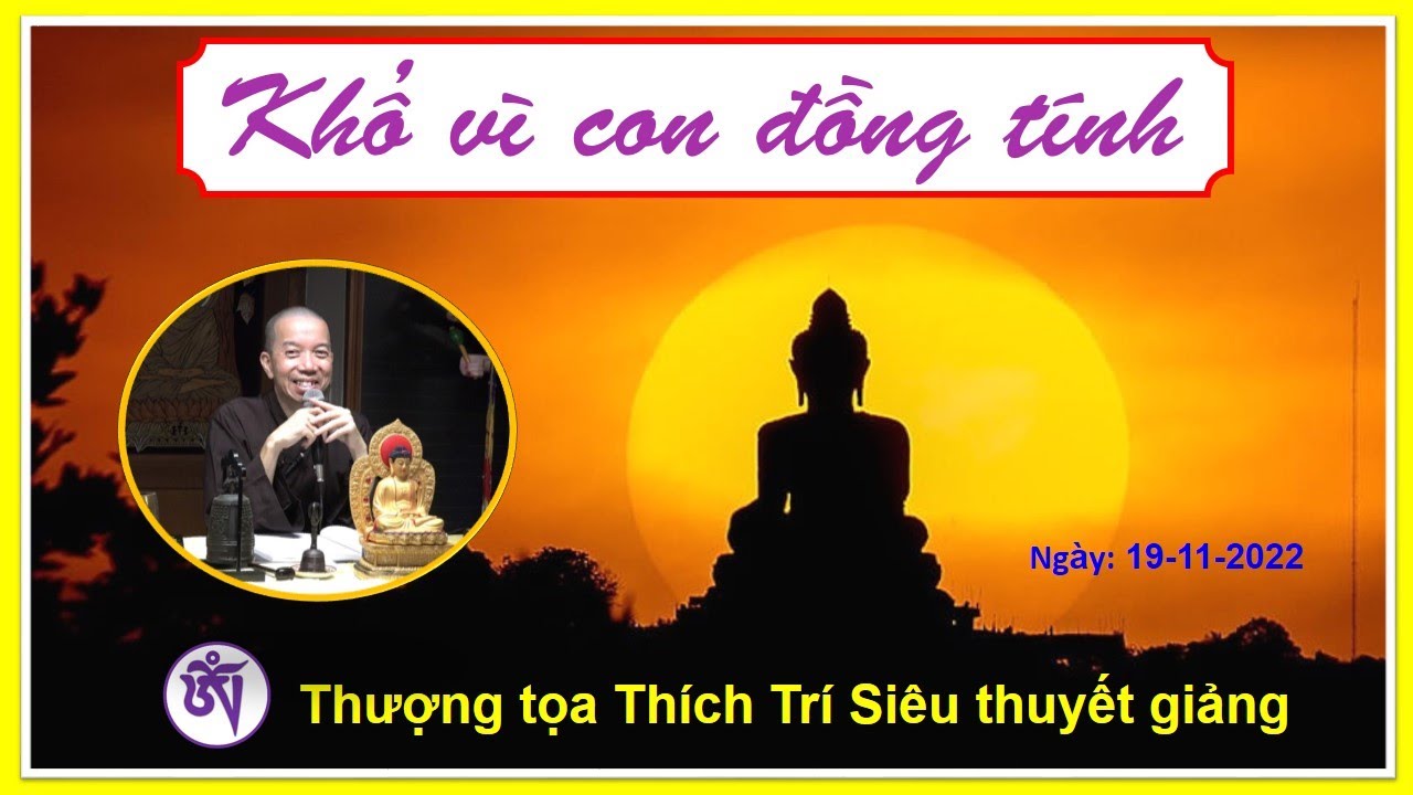 Khổ vì con đồng tính - TT Thích Trí Siêu - Ngày 19-11-2022