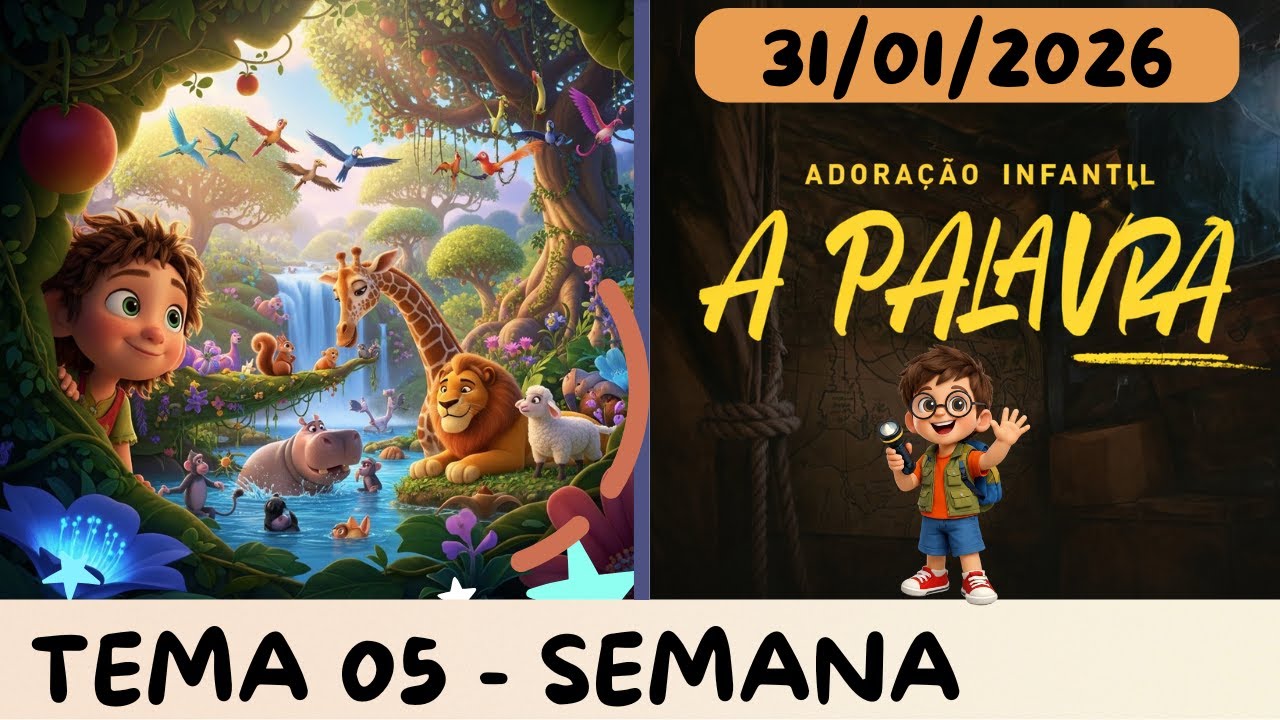Adoração Infantil - 31/01/2026. SEMANA.