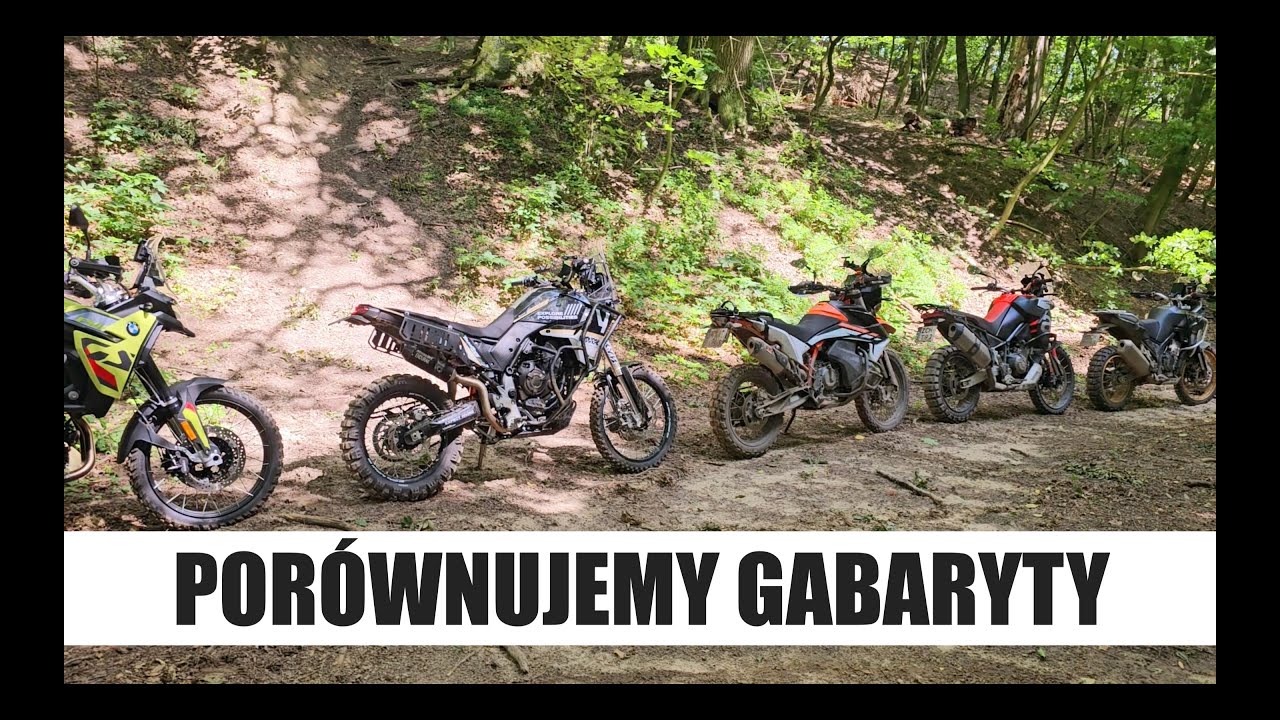 GABARYTY!  - BMW F900 GS, TENERE 700, KTM 890 ADV R, APRILIA Tuareg 660, KOVE 800X
