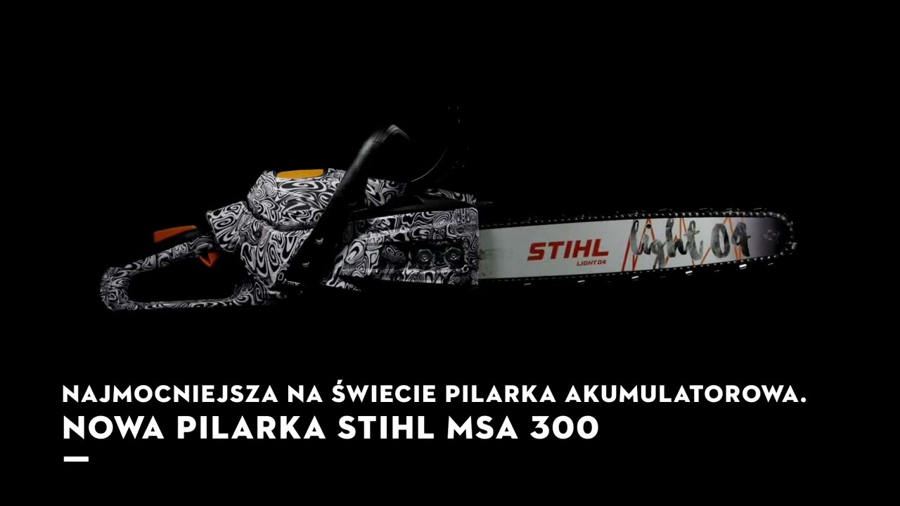 💪 Najmocniejsza pilarka akumulatorowa - STIHL MSA300! 💪