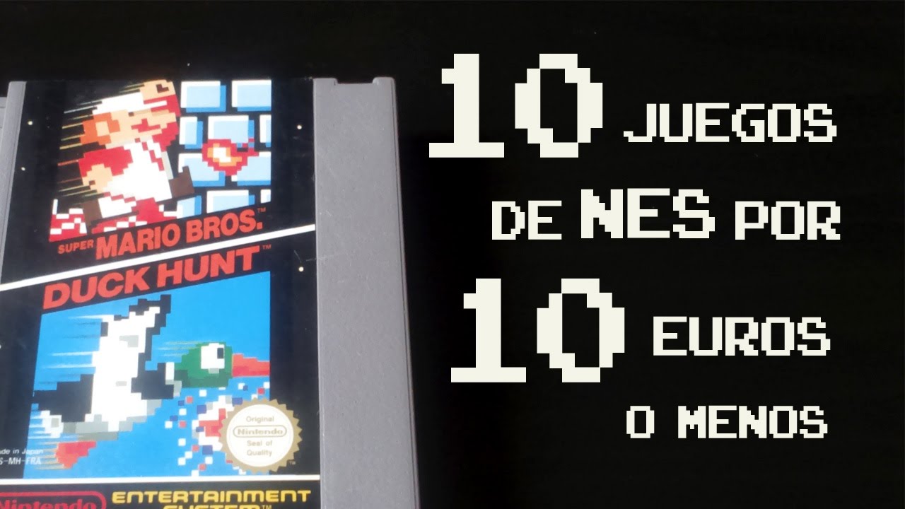 10 JUEGOS de NES por 10 EUROS (o menos)