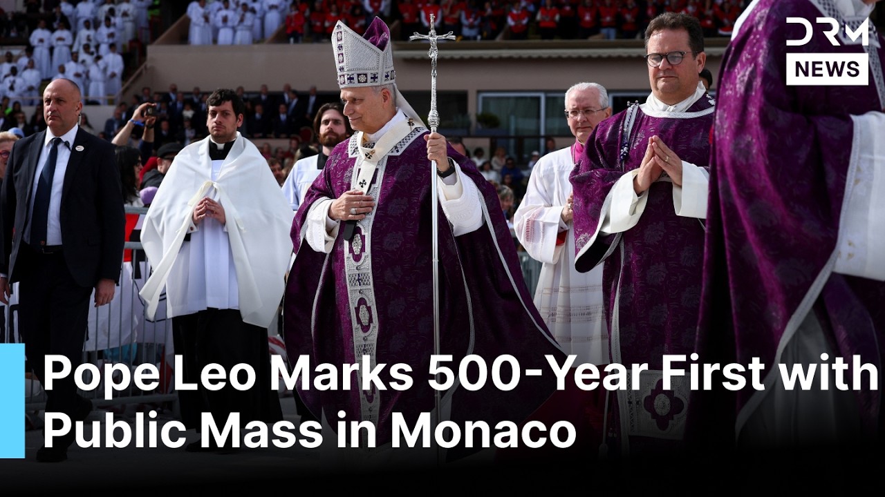 FULL EVENT: Pope Leo Celebrates Historic Mass in Monaco After 500 Years at Stade Louis | AK1G
