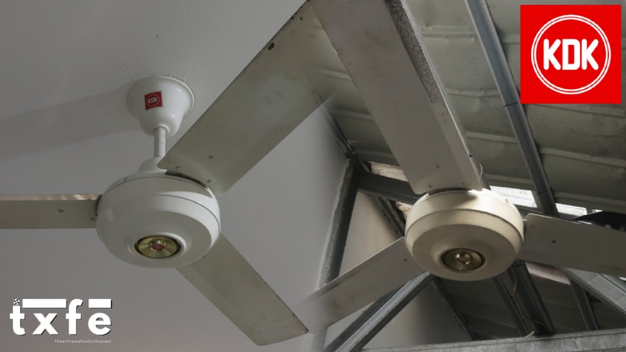 2 KDK 48" Industrial Ceiling Fans | 1990s