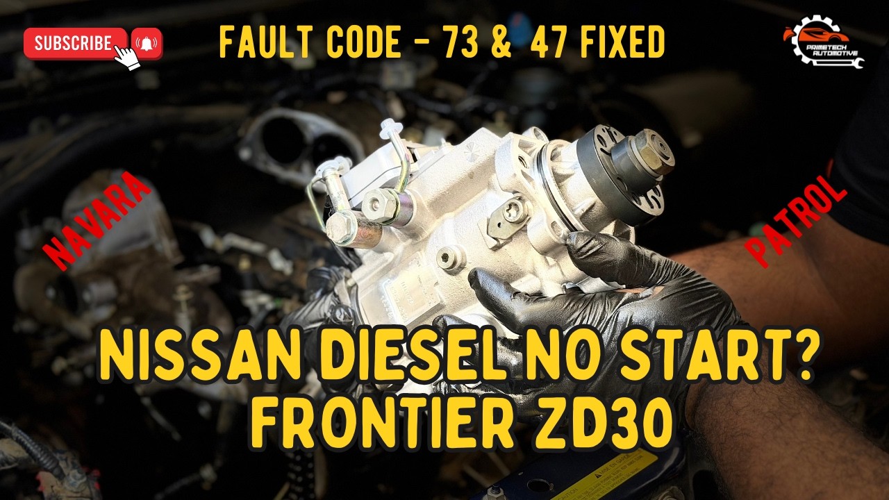 Nissan 3.0 Diesel Fuel Pump Replacement Cost + DIY Guide (ZD30 Engine)