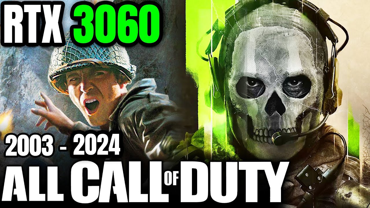 Call Of Duty Franchise on RTX 3060 is INCREDIBLE - 2003 to 2024 Series