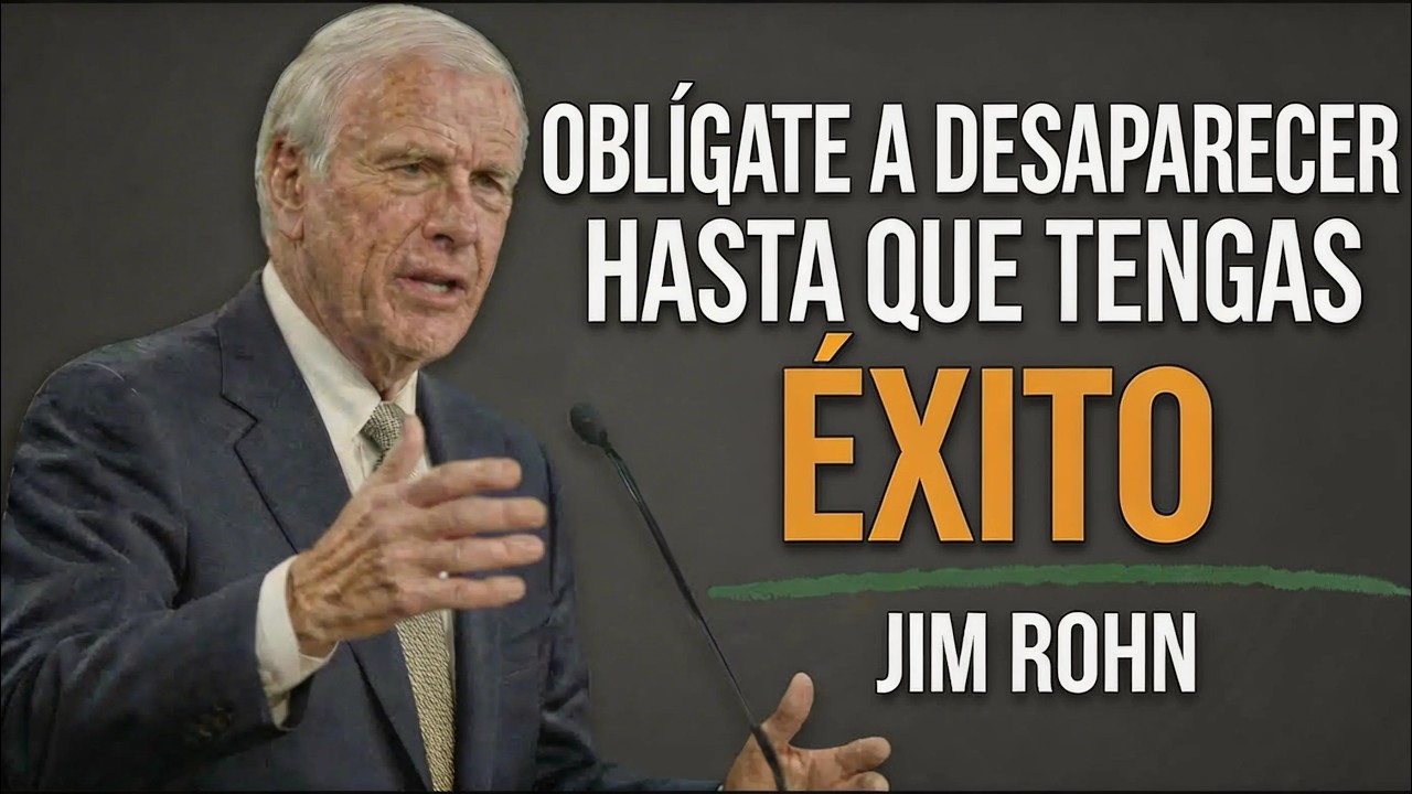 OBLÍGATE A DESAPARECER HASTA QUE TENGAS ÉXITO | Jim Rohn — Discurso Motivacional
